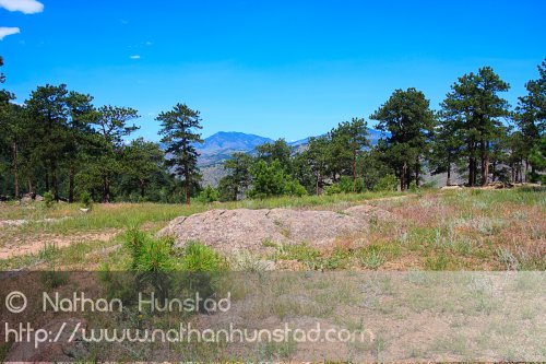 The view from Lookout Mountain near Golden, CO
